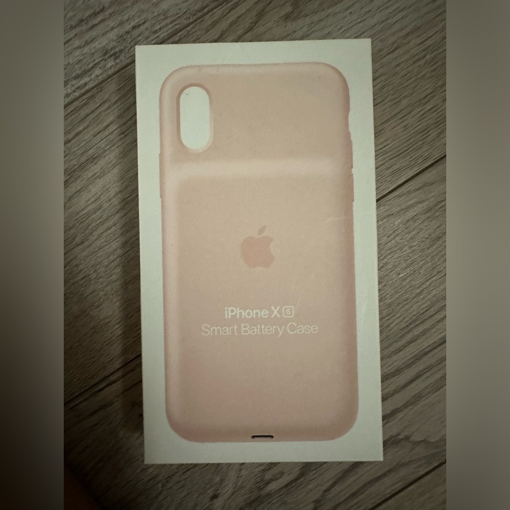 iPhone XS Smart Battery Case pink sand